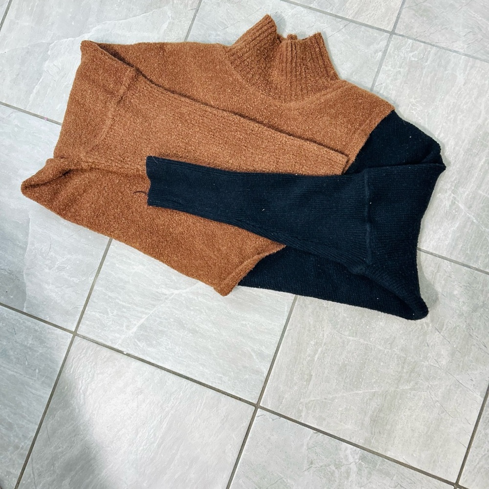 Color block sweater